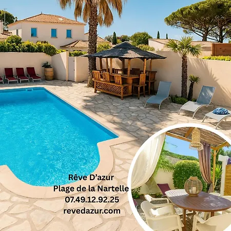 Reve D'azur De La Nartelle - Maxime - 2 - Piscine Partagee - Parking- Barbecue Holiday home *